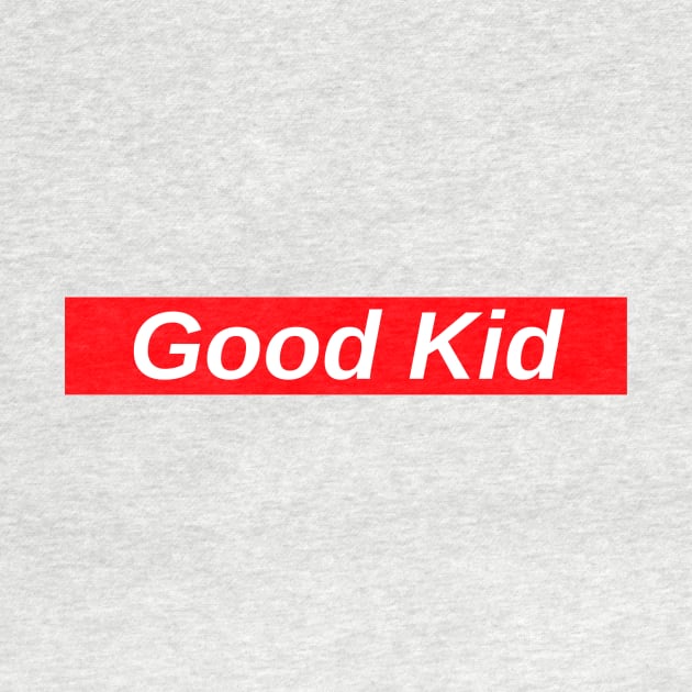 Good Kid // Red Box Logo by FlexxxApparel